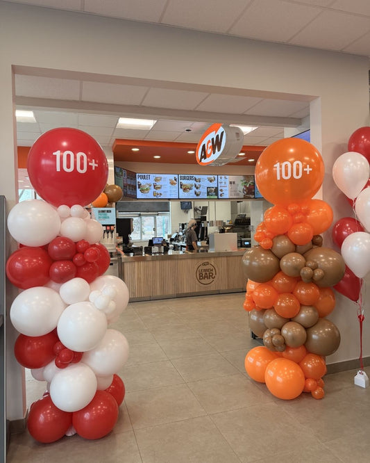 Corporate Brand Balloon Columns