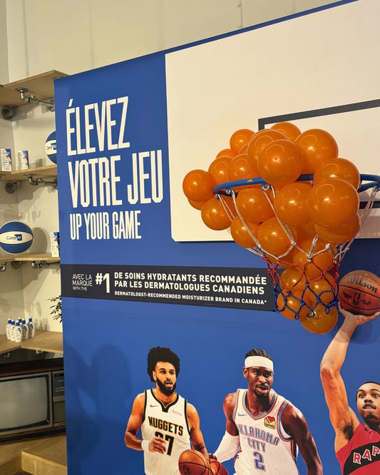 CeraVe x NBA Corporate Event Balloon Installation