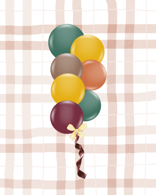 THANKSGIVING 11" HELIUM BALLOON BUNDLE