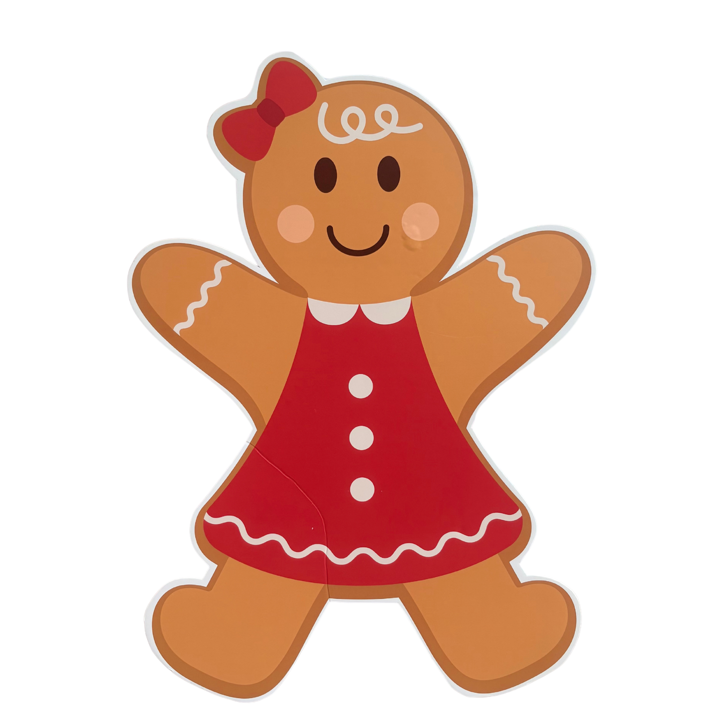 Gingerbread Girl Foam Core Cutout