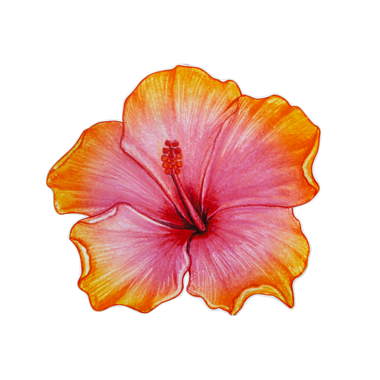 Tropical Flower Foam Core Cutout