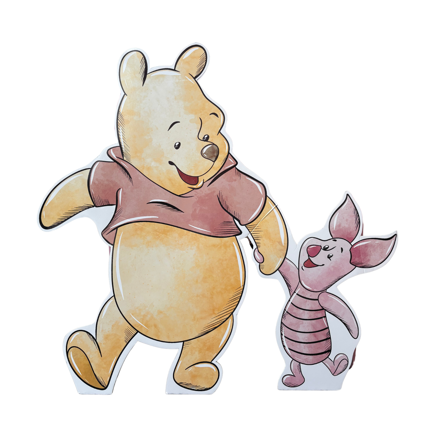 Winnie and Piglet Foam Core Cutout