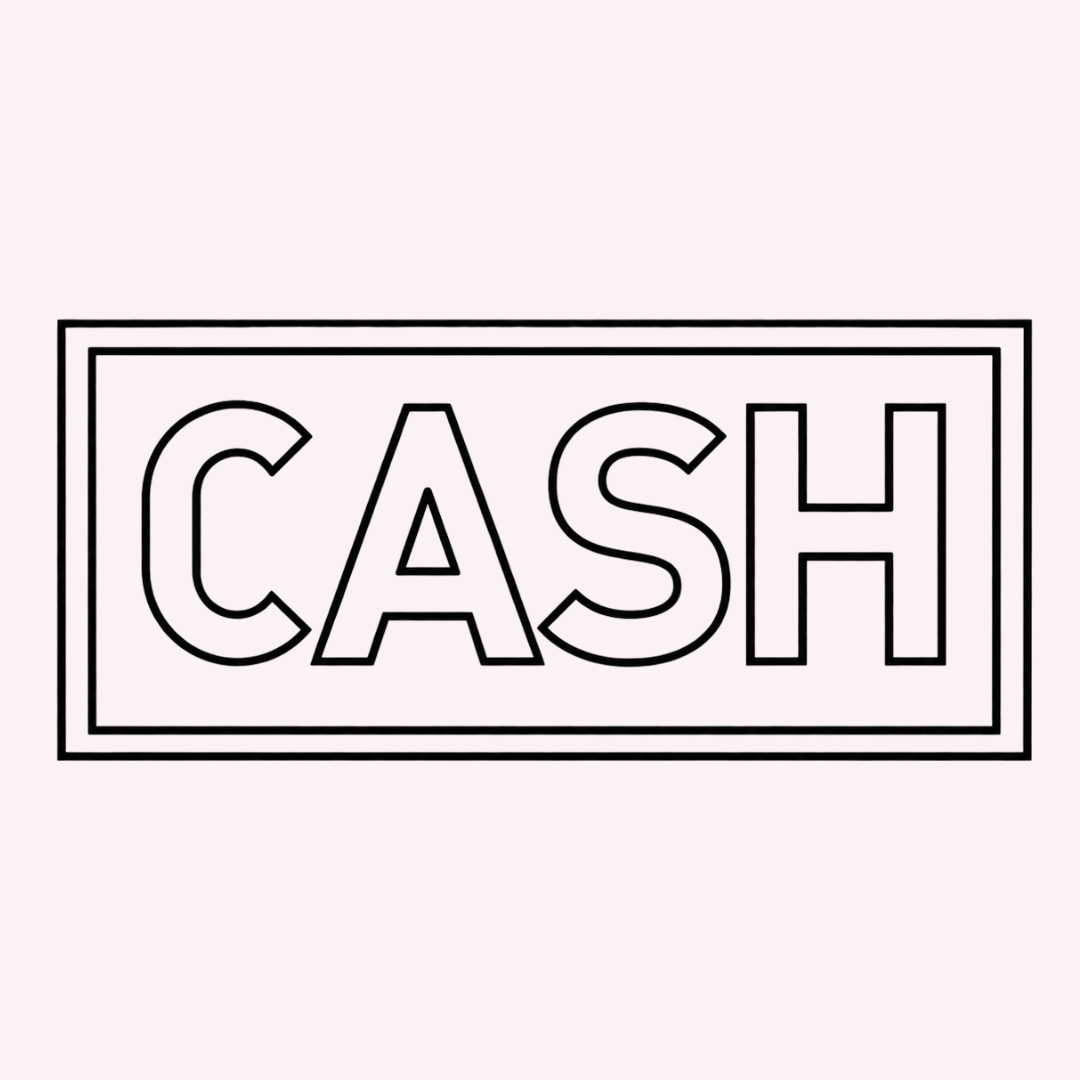 Cash Neon Sign Rental