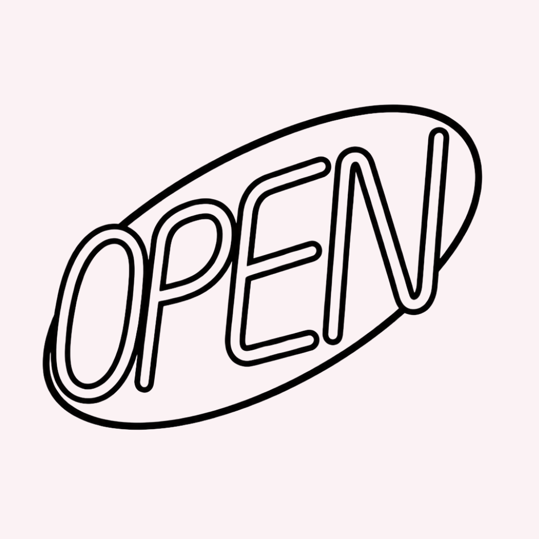Open Neon Sign Rental