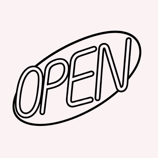 Open Neon Sign Rental