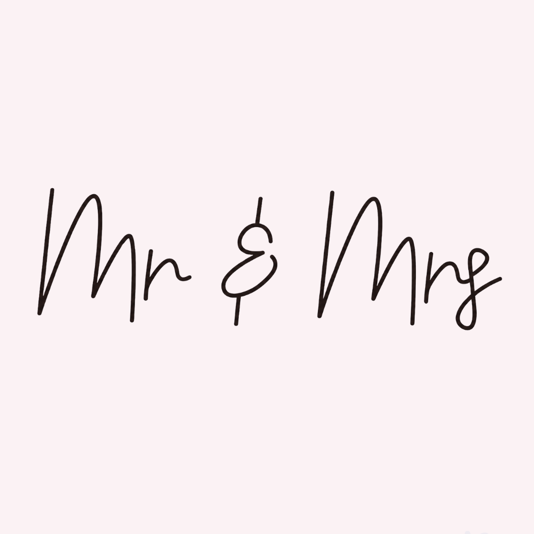 Mr & Mrs Neon Sign Rental