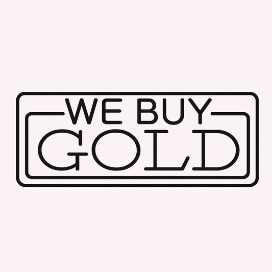 We Buy Gold Neon Sign Rental